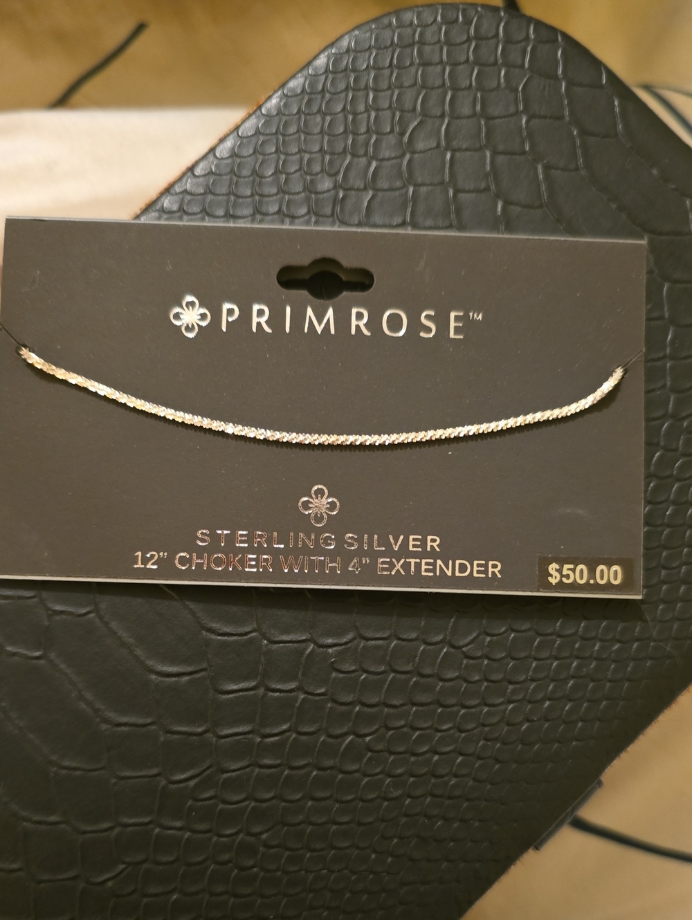 Sterling Silver 12" Choker Necklace in Silver